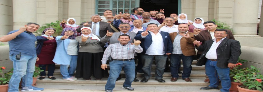 العاملين بجامعة عين شمس يشاركون في الانتخابات الرئاسية